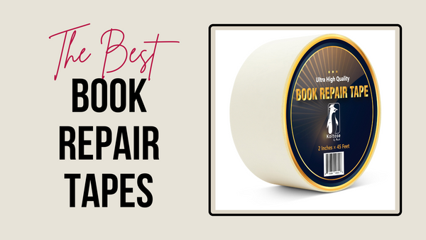Book Binding Tape Repair Tape 2 Inch Wide Acid-Free Easy to White
