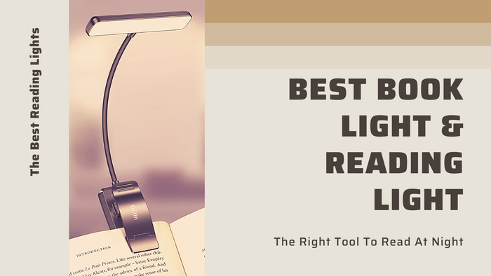 LED Neck Reading Light Flexible USB Rechargeable Book Lights 3 Colors  Brightness Stepless Dimming Camping Lamp Flashlight