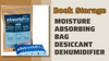 Moisture Absorbing Bag Desiccant Dehumidifier: Ideal for Book & Item Storage Protection