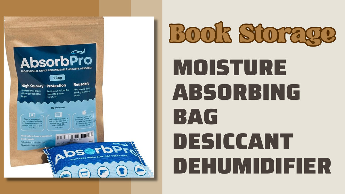Moisture Absorbing Bag Desiccant Dehumidifier: Ideal for Book & Item S -  Accessory To Success