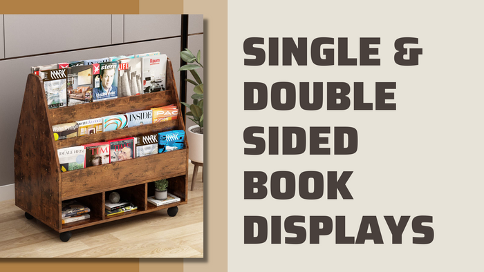 Double-Sided Mobile Book Display