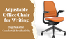 Adjustable Office Chair for Writing: Top Picks for Comfort and Productivity