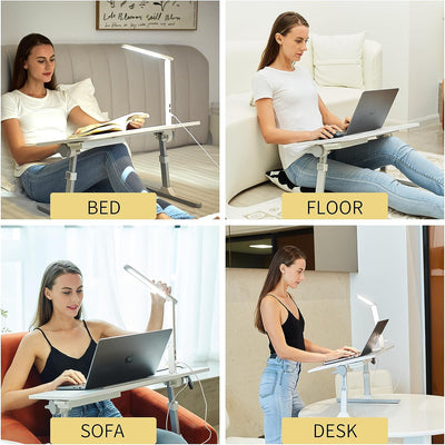 BrightBoard Adjustable Bed Tray For Working & Reading